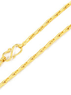 City Girl Jewellery 24CT Gold Plated Chain for Women & Girls | 24 Inch Lightweight Copper Chain Necklace | Gold Replica Daily Wear Necklace | Skin Friendly, Rash Free, Durable Fashion Jewellery for Casual, Office & Party Wear